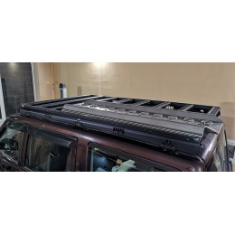 Багажник экспедиционный (платформа) алюминиевый РИФ 1250x2080 мм для УАЗ Патриот (с крепежом)