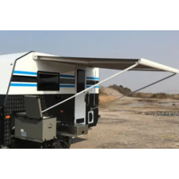 Маркиза автомобильная РИФ 2,5х2,0 м кассетная, привод механический, ручной, корпус белый