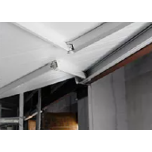 Маркиза автомобильная РИФ 2,5х2,0 м кассетная, привод механический, ручной, корпус белый