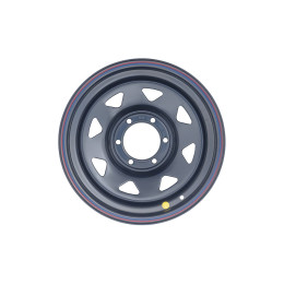 Диск усиленный стальной черный 6x139,7 8xR16 d110 ET-10 (треугольник мелкий)