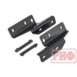 Площадка РИФ под лебёдку в штатный бампер УАЗ Патриот 2015+ с рамкой под номер