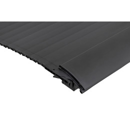 Крышка кузова РИФ для Great Wall Poer KingKong, роллета раздвижная, алюминиевая, черная