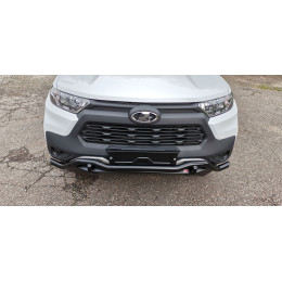 Бампер РИФ силовой передний Lada Niva Travel с защитной радиатора