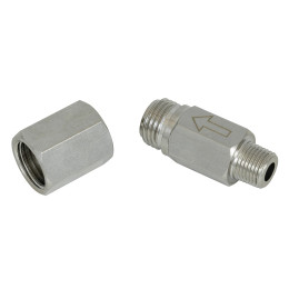 Обратный клапан 1/8" (папа), 1/4"(мама)