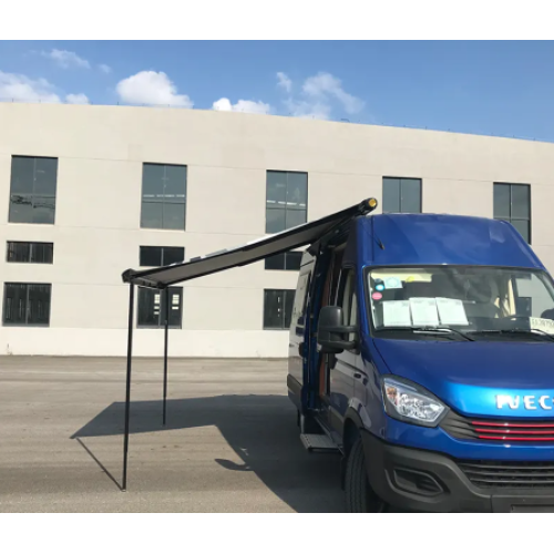 Маркиза автомобильная РИФ 2,5х2,0 м кассетная с электроприводом, корпус черный