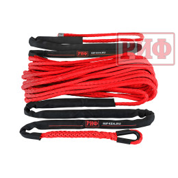 Трос для лебёдки синтетический РИФ 12 мм/26 м, красный