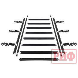 Багажник экспедиционный (платформа) алюминиевый РИФ 1250х1690 мм для Suzuki Jimny 2018+ (с крепежом)