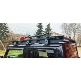 Багажник экспедиционный (платформа) алюминиевый РИФ 1250х1690 мм для Suzuki Jimny 2018+ (с крепежом)