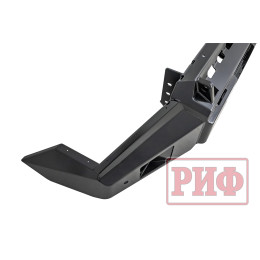 Бампер РИФ силовой передний Toyota Land Cruiser 200 2007-2015 c доп. фарами и защитой бачка омывателя