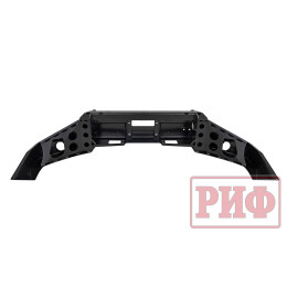 Бампер РИФ силовой передний Toyota Land Cruiser 200 2007-2015 c доп. фарами и защитой бачка омывателя