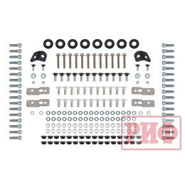Багажник экспедиционный (платформа) алюминиевый РИФ 1250x2080 мм для Toyota Land Cruiser 100/105 (с крепежом)