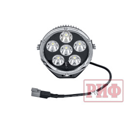 Светодиодная фара дальнего света РИФ 127 мм 60W