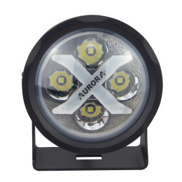 Светодиодные фары дальнего света AURORA 102 мм 40W с RGB подсветкой (комплект 2 шт)