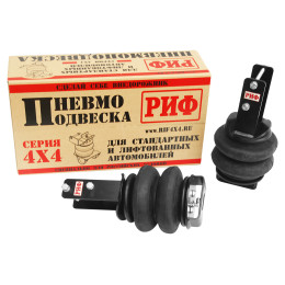 Пневмоподвеска РИФ для Toyota HILUX 2005-2014 на задний мост для лифтованной подвески 50 мм