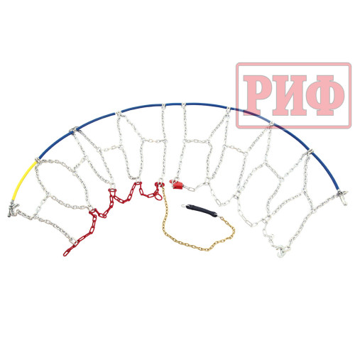 Цепи противоскольжения РИФ 4х4 "соты" 16 мм, 245/70R17, 245/75R16, 255/55R18, 255/60R17, 255/70R16, 255/75R15, 265/75R15, 255/70R16, 31x10,5R15 (к-т 2 шт.)