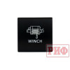 Кнопка ВКЛ/ВЫКЛ, голубой, WINCH POWER TOYOTA 22x22