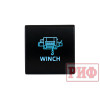 Кнопка ВКЛ/ВЫКЛ, голубой, WINCH POWER TOYOTA 22x22