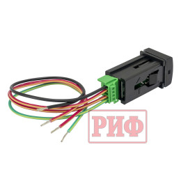 Кнопка ВКЛ/ВЫКЛ, голубой, WINCH POWER TOYOTA 22x22