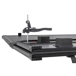 Крышка кузова РИФ для Volkswagen Amarok 2023+, трёхсекционная, алюминиевая, черная