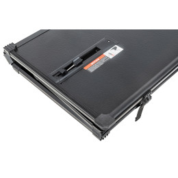 Крышка кузова РИФ для Volkswagen Amarok 2023+, трёхсекционная, алюминиевая, черная