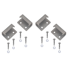 Крышка кузова РИФ для Volkswagen Amarok 2023+, трёхсекционная, алюминиевая, черная