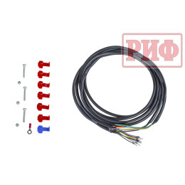 Бампер РИФ силовой задний Toyota Land Cruiser 100 с квадратом под фаркоп, калиткой, фонарями, подсветкой номера