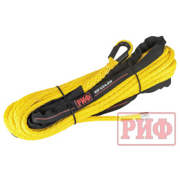Трос для лебёдки синтетический РИФ 12 мм/26 м, желтый
