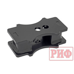 Проставка РИФ рессора-мост H=50 мм (отв.14,5 мм, ось 13 мм)