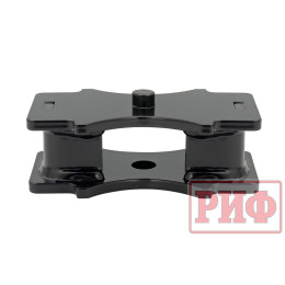 Проставка РИФ рессора-мост H=50 мм (отв.14,5 мм, ось 13 мм)