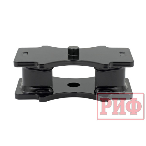 Проставка РИФ рессора-мост H=50 мм (отв.14,5 мм, ось 13 мм)