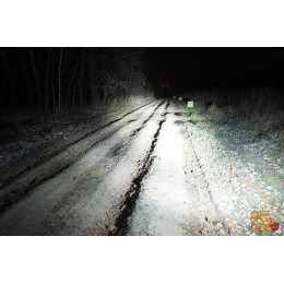 Светодиодная фара дальнего света РИФ 199 мм 80W LED