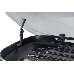 Бокс автомобильный на крышу Pentair PYTHON 450L белый глянец, двусторонний