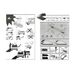 Бокс автомобильный на крышу Pentair PYTHON 450L белый глянец, двусторонний