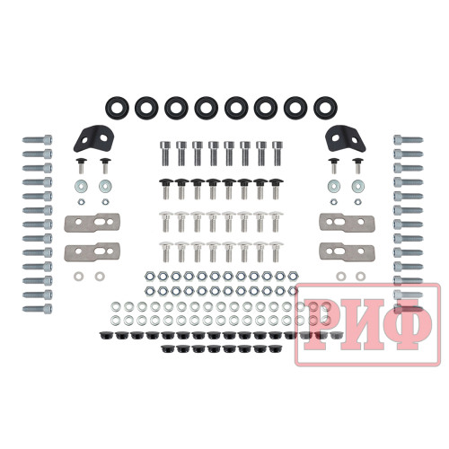 Багажник экспедиционный (платформа) алюминиевый РИФ 1250x1420 мм Great Wall Poer (с крепежом)