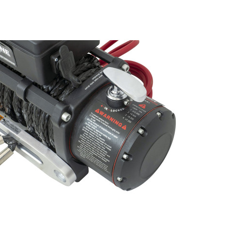 Лебёдка электрическая 12V SPIDER 12000 lbs 5443 кг (влагозащищенная,синтетический трос)
