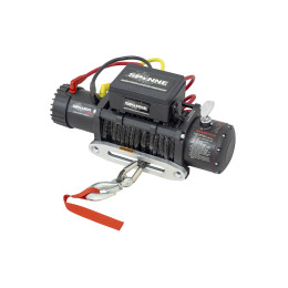 Лебёдка электрическая 12V SPIDER 12000 lbs 5443 кг (влагозащищенная,синтетический трос)