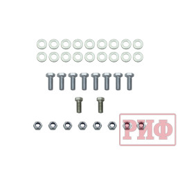 Бампер РИФ силовой задний Mitsubishi Pajero IV c квадратом под фаркоп