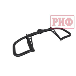 Бампер РИФ силовой задний Mitsubishi Pajero IV c квадратом под фаркоп