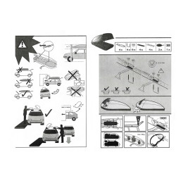 Бокс автомобильный на крышу Pentair RESORT 450L черный глянец, двусторонний