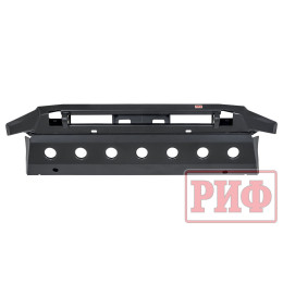 Бампер передний силовой/защита штатного бампера РИФ Renault Duster 2021+ с защитой радиатора 