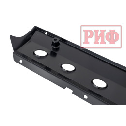 Бампер передний силовой/защита штатного бампера РИФ Renault Duster 2021+ с защитой радиатора 