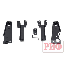 Бампер передний силовой/защита штатного бампера РИФ Renault Duster 2021+ с защитой радиатора 