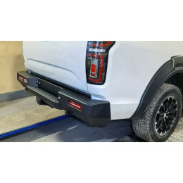 Бампер РИФ силовой задний Great Wall Poer с квадратом под фаркоп и фонарями