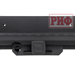 Бампер РИФ силовой задний Great Wall Poer с квадратом под фаркоп и фонарями