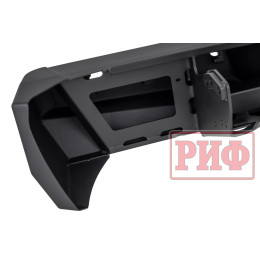 Бампер РИФ силовой задний Great Wall Poer с квадратом под фаркоп и фонарями