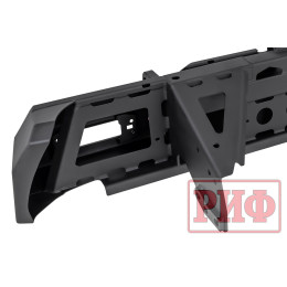 Бампер РИФ силовой задний Great Wall Poer с квадратом под фаркоп и фонарями