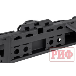 Бампер РИФ силовой задний Great Wall Poer с квадратом под фаркоп и фонарями