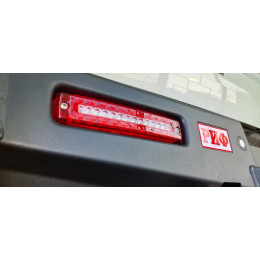 Бампер РИФ силовой задний Great Wall Poer с квадратом под фаркоп и фонарями