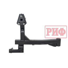 Бампер задний силовой/защита штатного бампера РИФ Renault Duster 2015-2020 c квадратом под фаркоп, калиткой, подсветкой номера