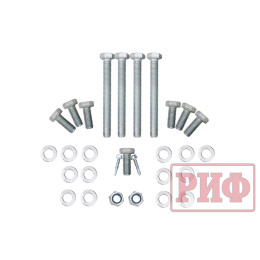 Бампер РИФ силовой задний Jeep Wrangler JK 2007-2018 с квадратом под фаркоп и фонарями, стандарт